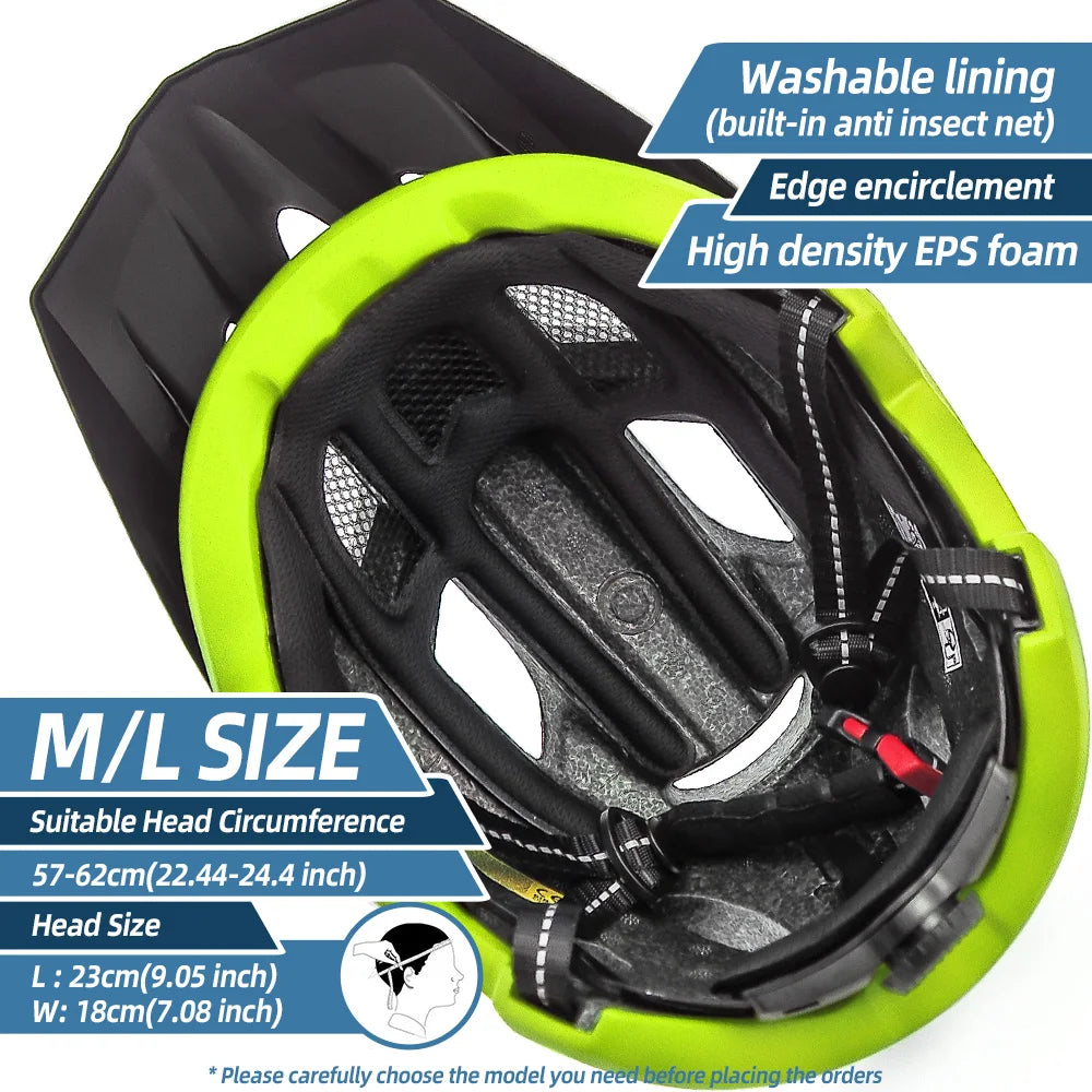 VICTGOAL VA123-BlackYellow Bike Helmet LED - Enterprise Express