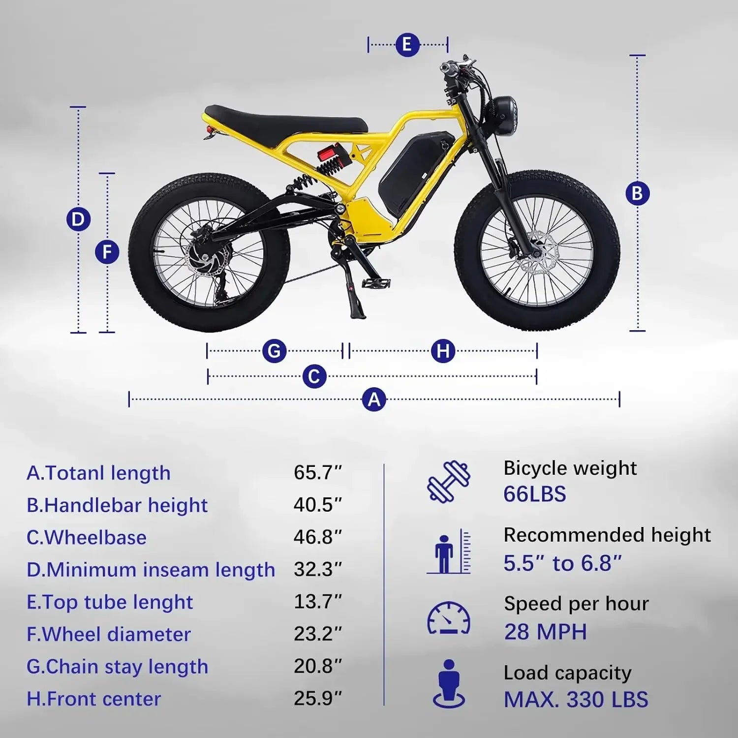 AKEZ Fat Tire Electric Mountain Bike - Enterprise Express