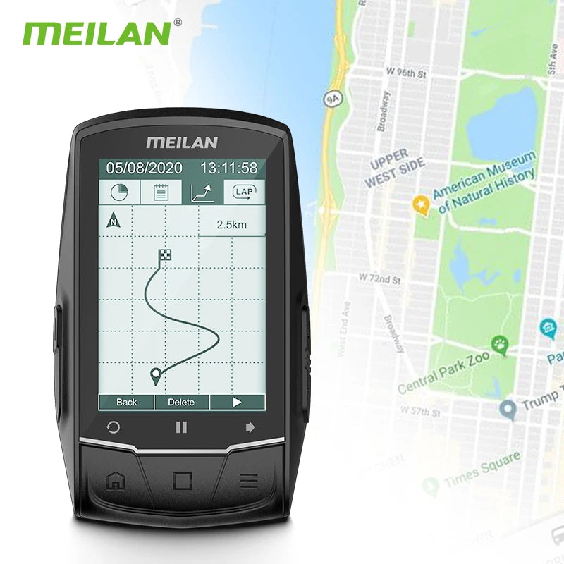 Meilan M1 Bike Computer GPS 2.6 Inch Screen - Enterprise Express
