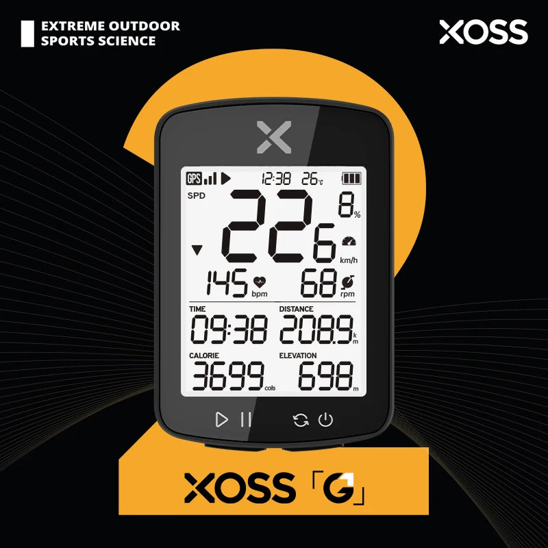XOSS G2+ Plus Bike Computer Wireless GPS Cycling Speedometer - Enterprise Express