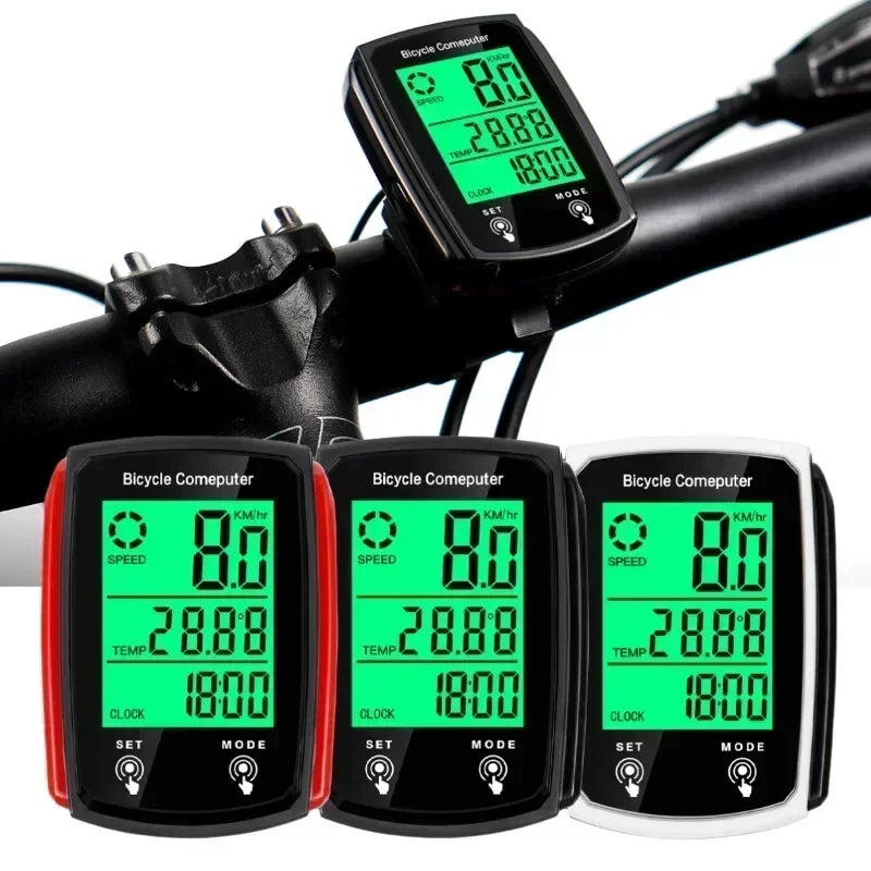 DEDOMON Bike Computer LED Digital Bicycle Speedometer Odometer - Enterprise Express
