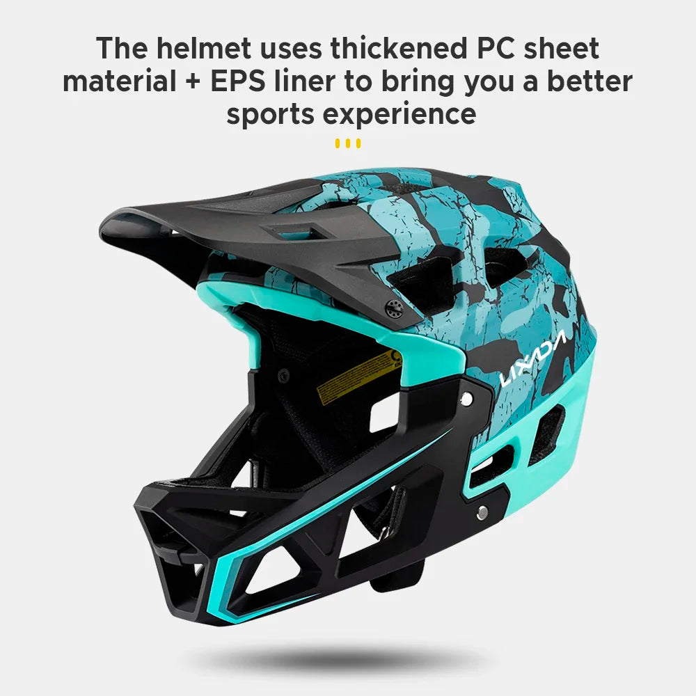 LIXADA Full Face Mountain Bike Helmet - Enterprise Express