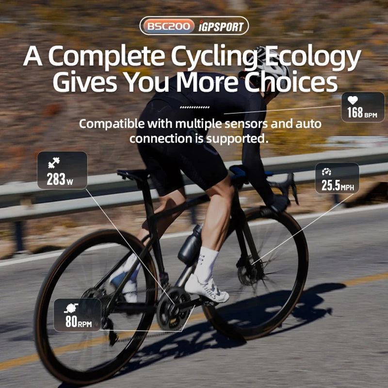 iGPSPORT BSC200 GPS Cycle Bike Computer - Enterprise Express