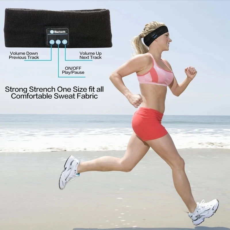 PIJIWAN Sport Wireless Bluetooth Music Headband - Enterprise Express