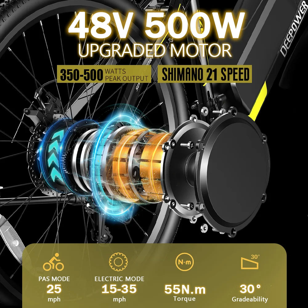 DEEPOWER S26 Luxury Electric Bike - Enterprise Express