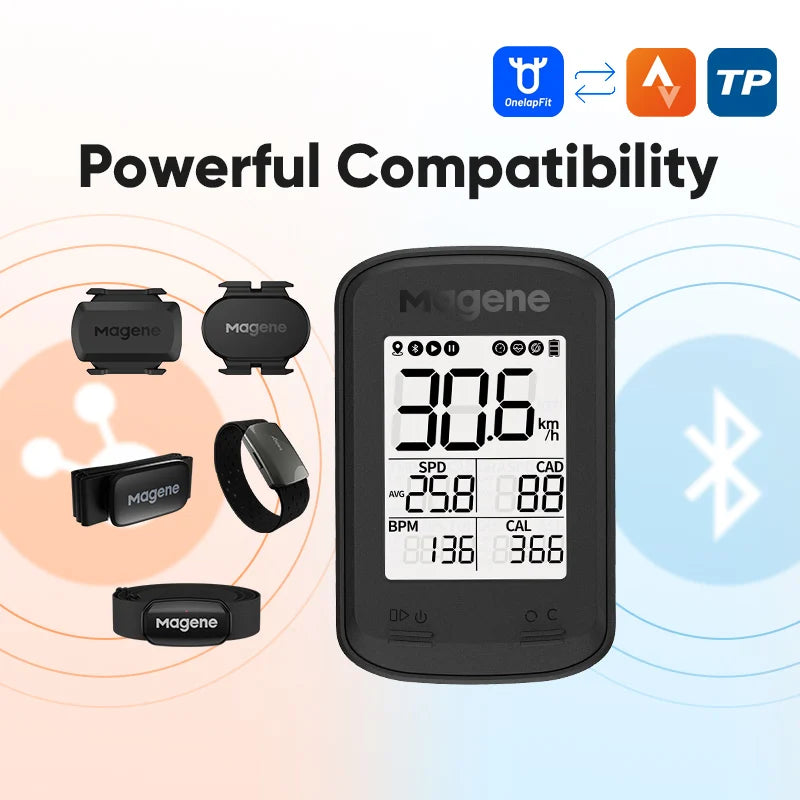 Magene C206 Pro Bike Computer - Wireless GPS Speedometer - Enterprise Express