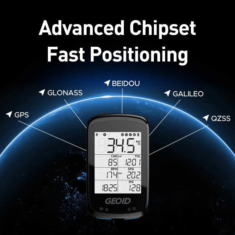 GEOID GPS Bicycle Speedometer Wireless Digital Bike Computer - Enterprise Express