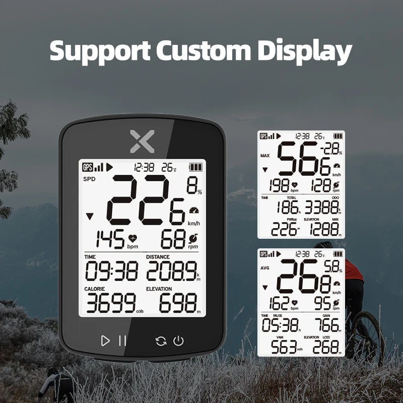 XOSS G2+ Plus Bike Computer Wireless GPS Cycling Speedometer - Enterprise Express
