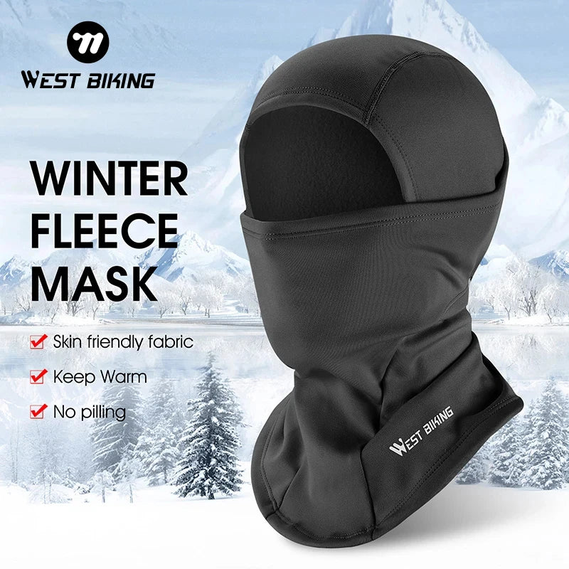 WEST BIKING Winter Cycling Scarf Fleece Balaclava - Enterprise Express