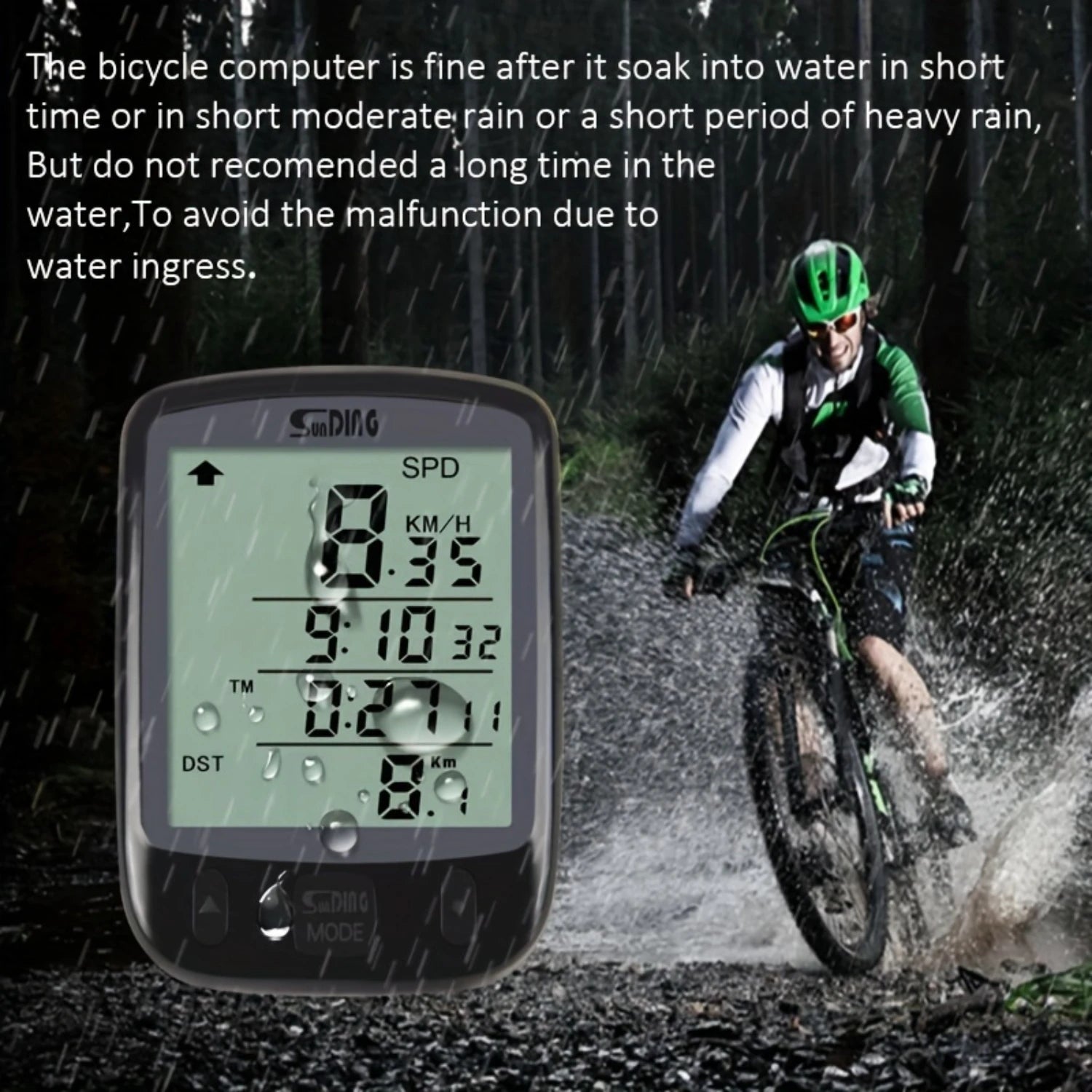 Sunding Multifunctional Waterproof Bike Speedometer And Odometer - Enterprise Express