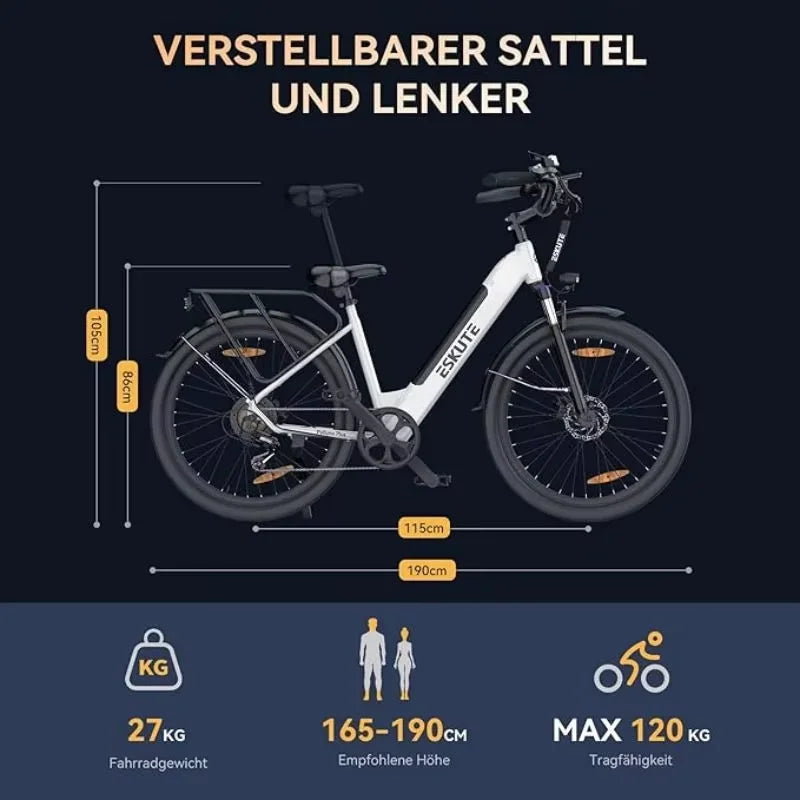 ESKUTE S18 Popular Electric Bike - Enterprise Express