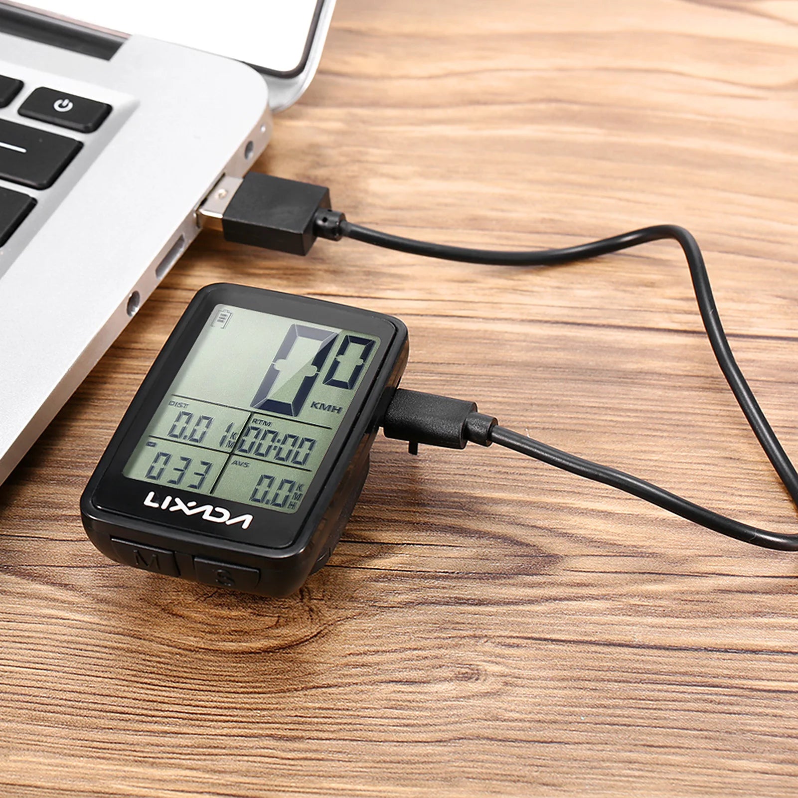 Lixada USB Rechargeable Wireless Bike Cycling Computer Bicycle Speedometer - Enterprise Express