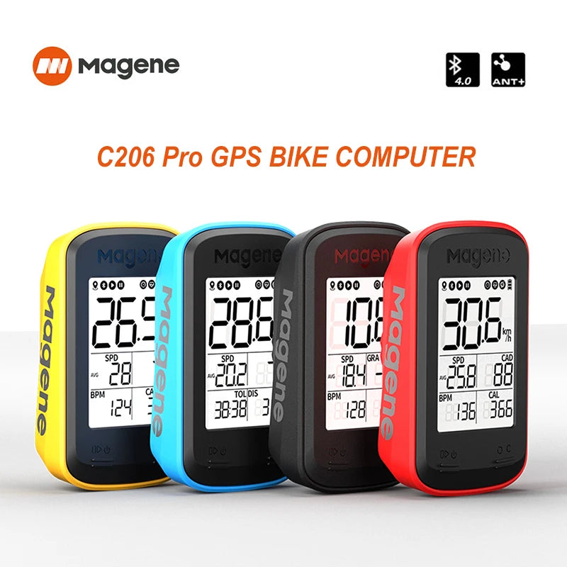 Magene C206 Pro Bike Computer - Wireless GPS Speedometer - Enterprise Express