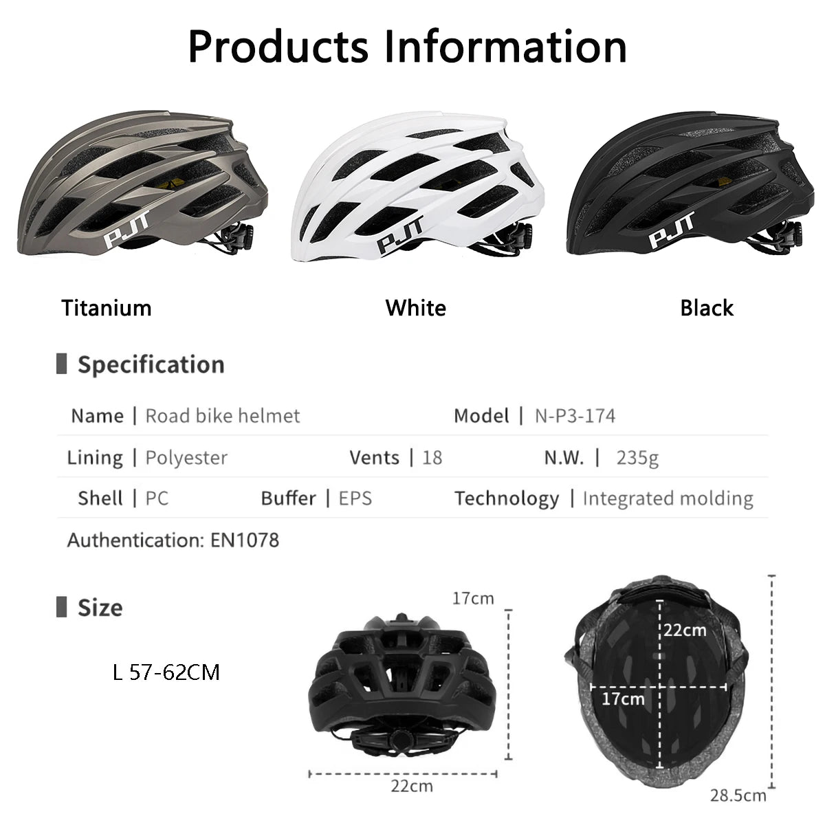 PJT Bicycle Helmet Men's Ultralight Taillight LED MTB Road Bike Helmet Cycling Motorcycle Electric Scooter Safty Cycling Helmet - Enterprise Express