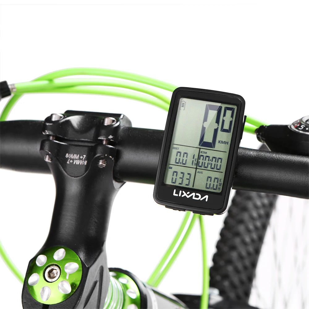 Lixada USB Rechargeable Wireless Bike Cycling Computer Bicycle Speedometer - Enterprise Express