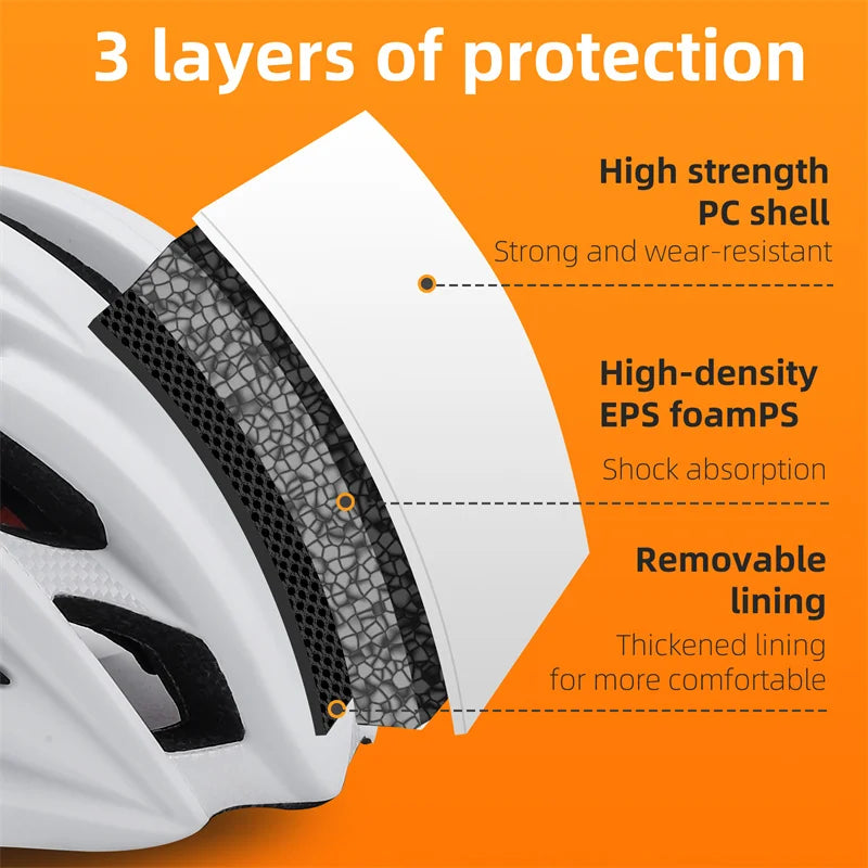 WEST BIKING Ultralight Integrally-Molded Helmet - Enterprise Express