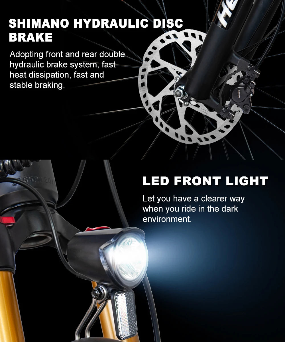 HEDA TX19 Luxury Electric Mountain Bike - Enterprise Express