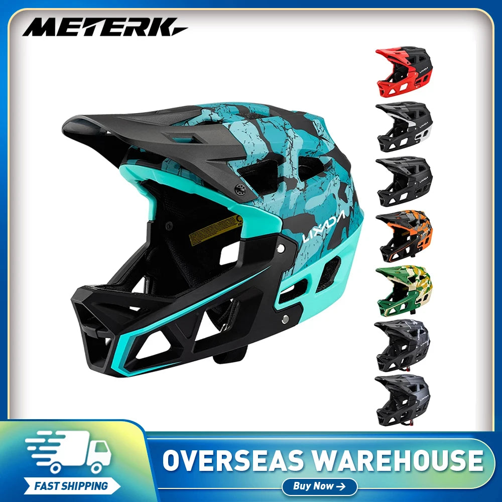 LIXADA Full Face Mountain Bike Helmet - Enterprise Express
