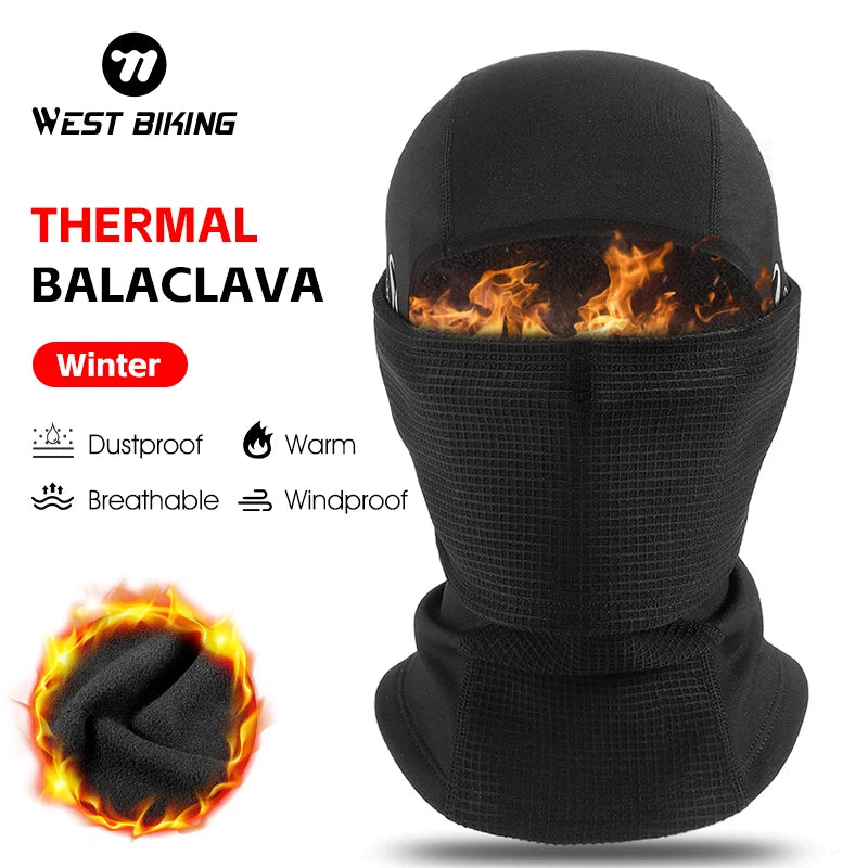 WEST BIKING Elastic Velvet Warm Balaclava - Enterprise Express