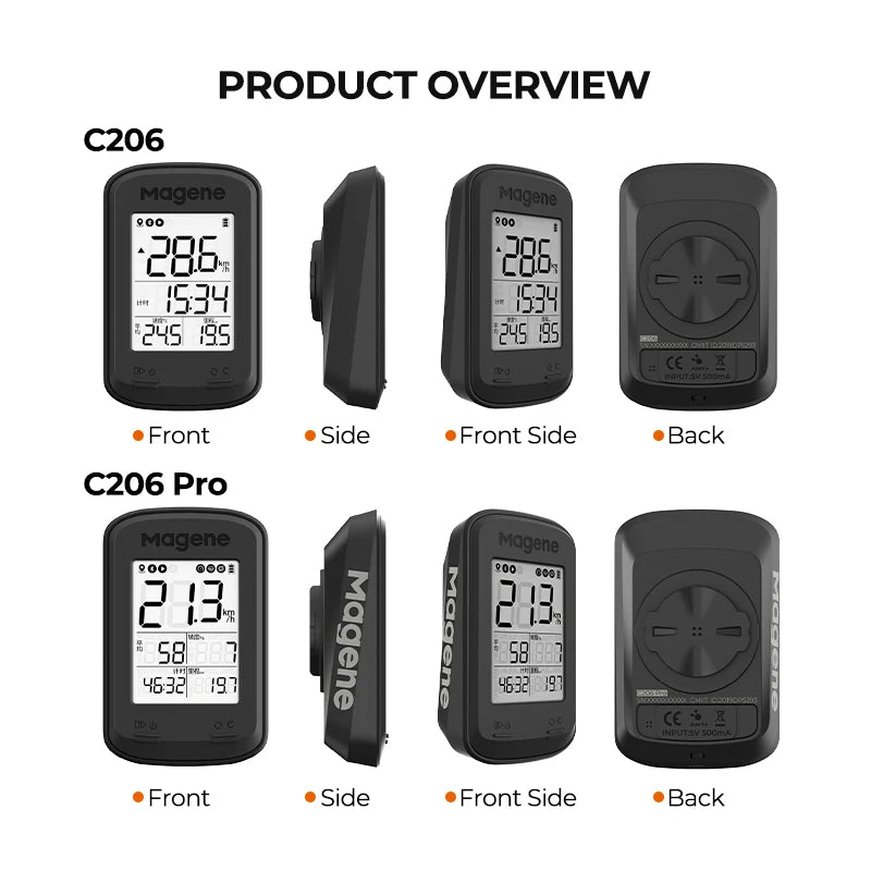 Magene C206 Pro Bike Computer - Wireless GPS Speedometer - Enterprise Express