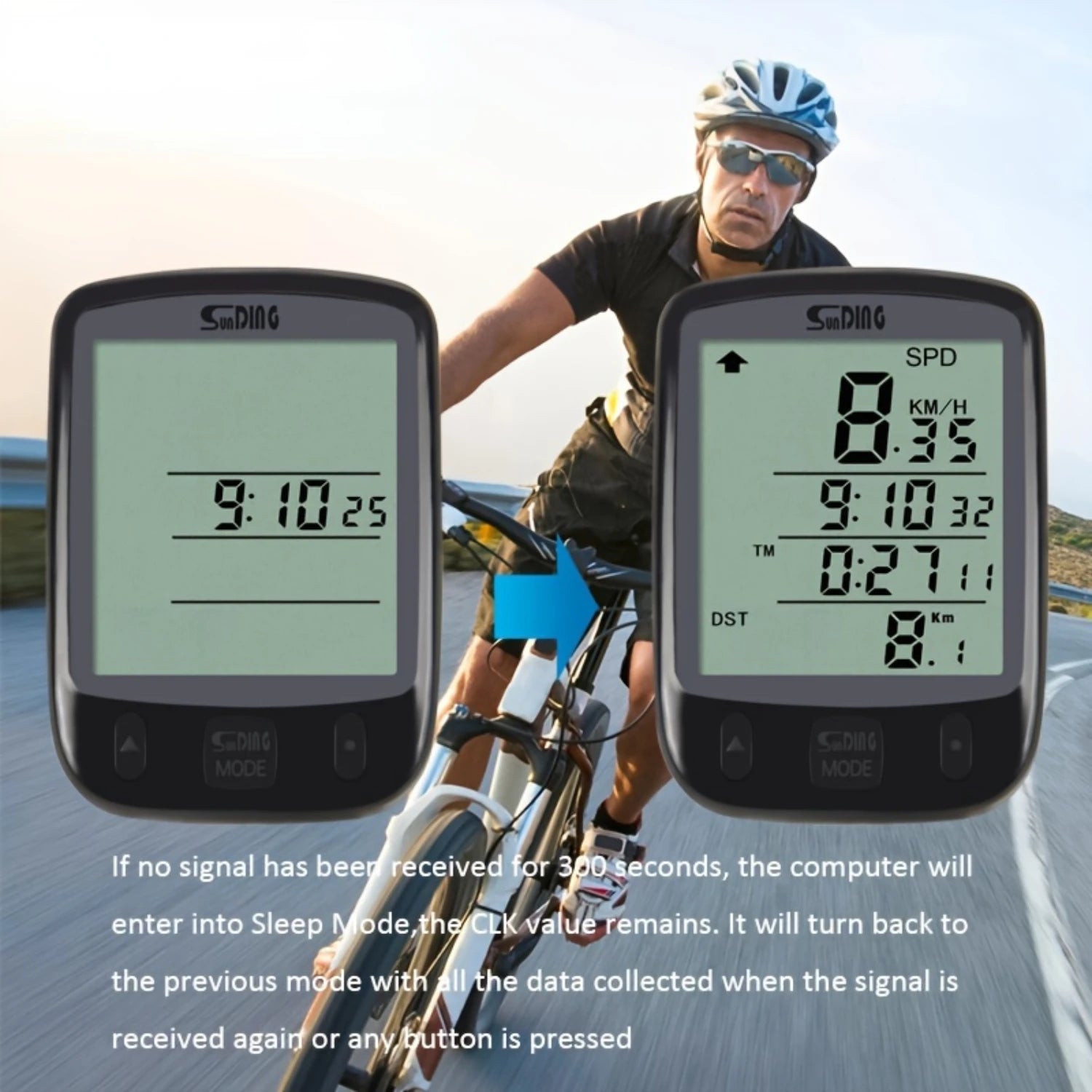 Sunding Multifunctional Waterproof Bike Speedometer And Odometer - Enterprise Express