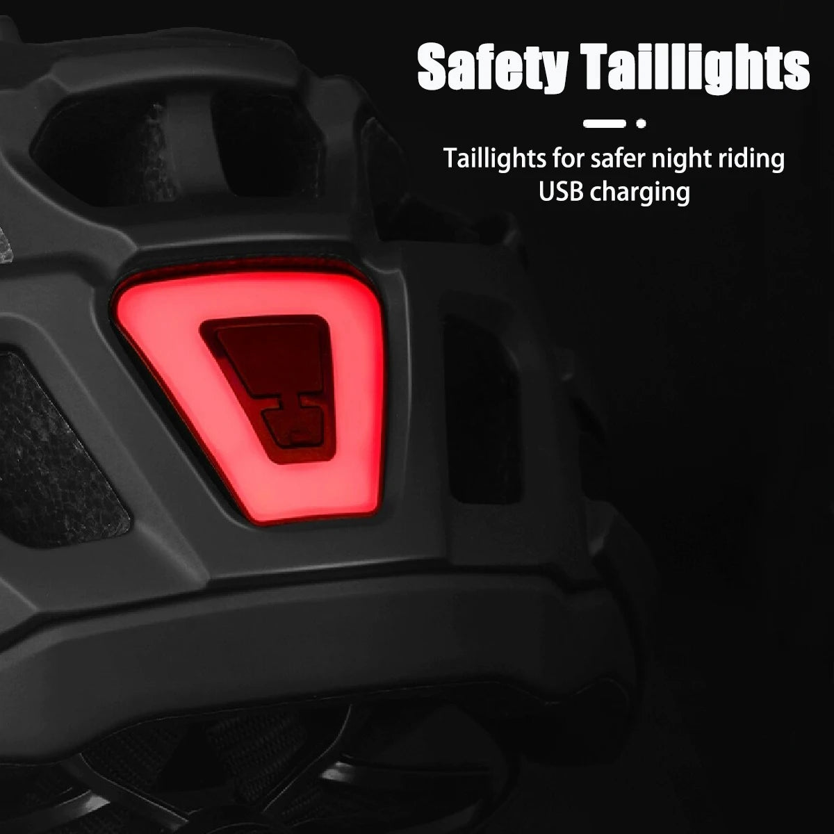PJT Bicycle Helmet Men's Ultralight Taillight LED MTB Road Bike Helmet Cycling Motorcycle Electric Scooter Safty Cycling Helmet - Enterprise Express