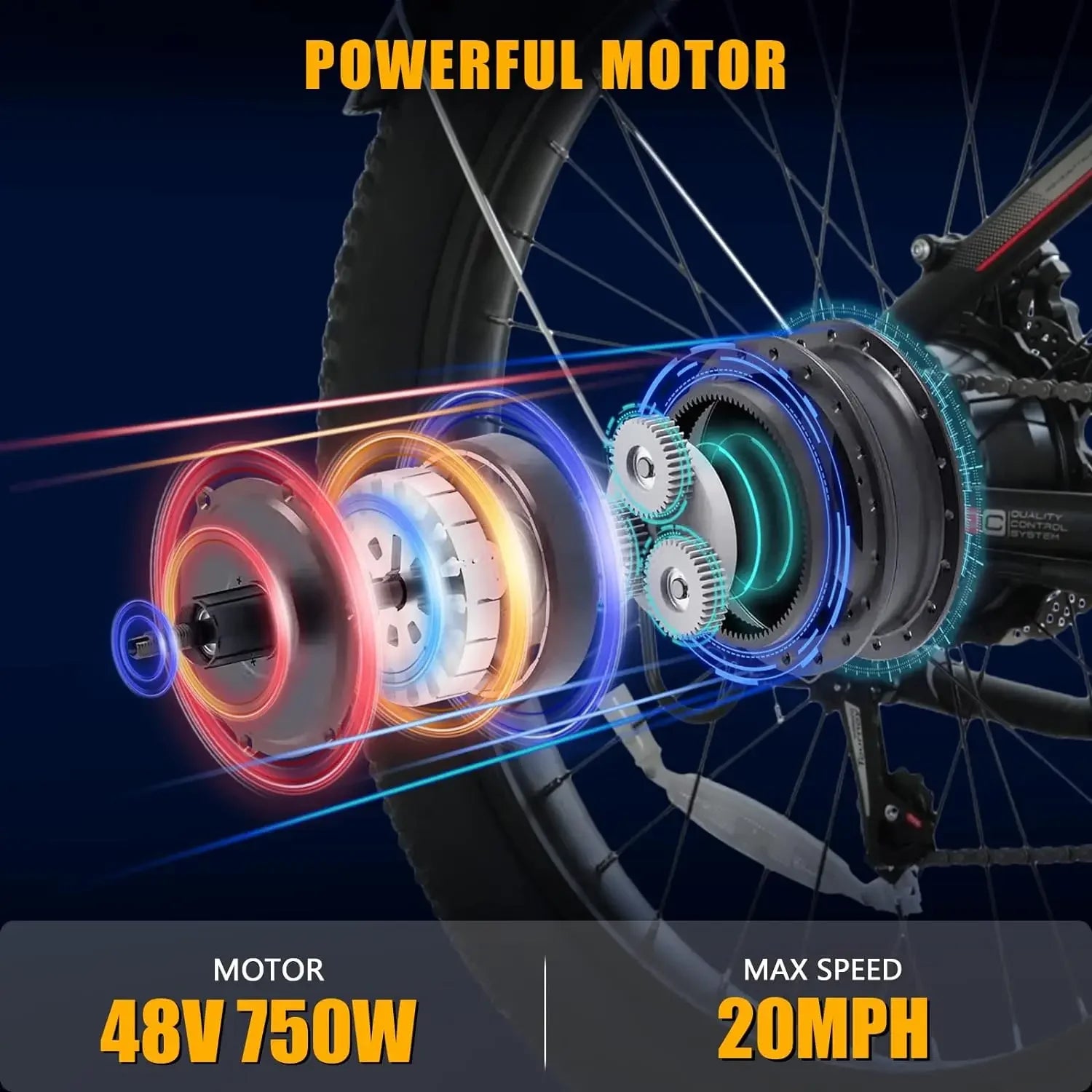 TOTEM Bulldog 750W Adults Electric Bike - Enterprise Express