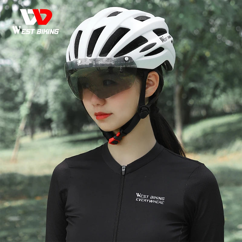 WEST BIKING YP0708100 Magnetic Lens Sports Helmet - Enterprise Express