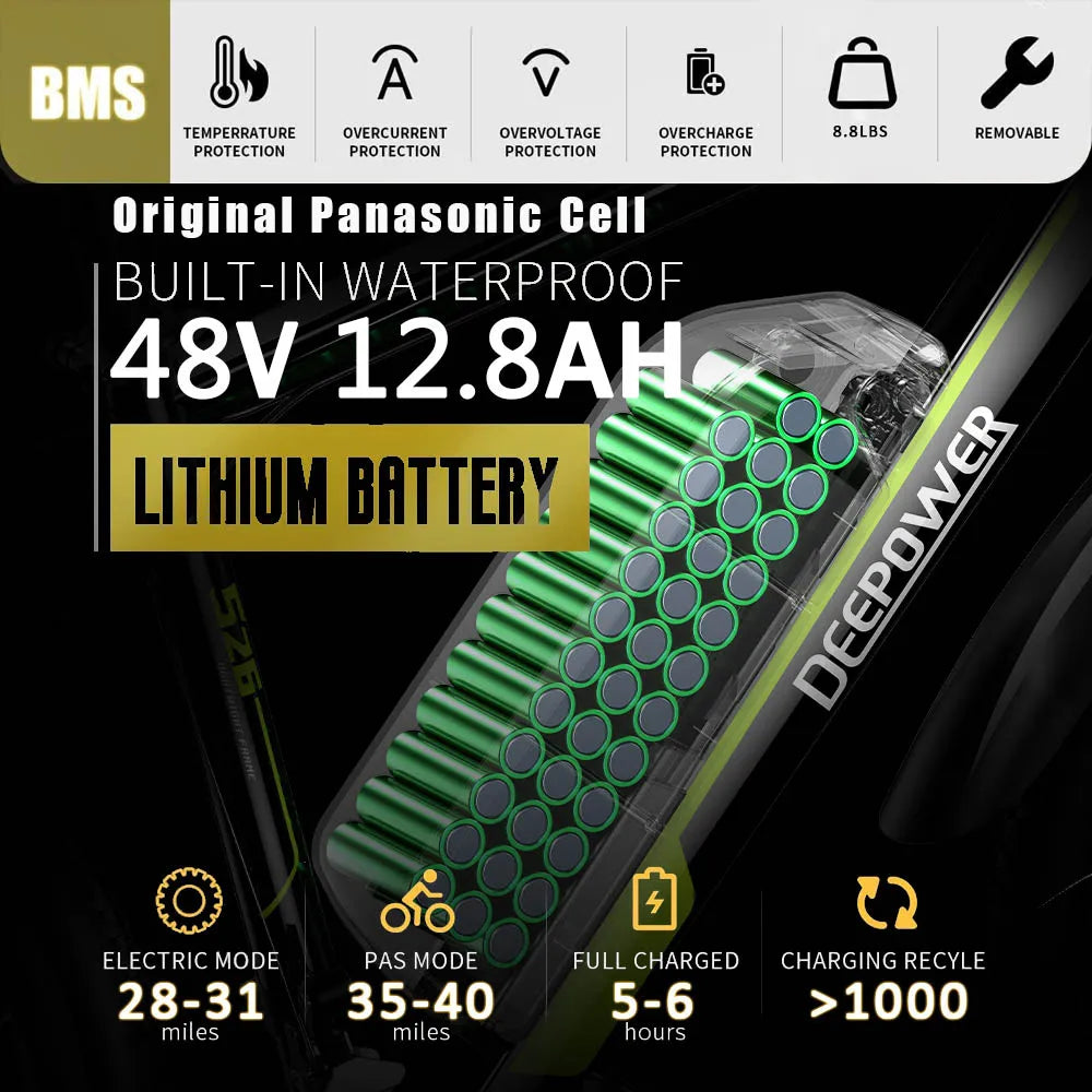 DEEPOWER S26 Luxury Electric Bike - Enterprise Express