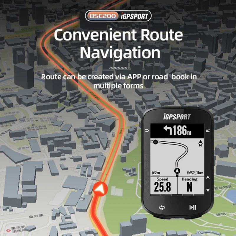 iGPSPORT BSC200 GPS Cycle Bike Computer - Enterprise Express
