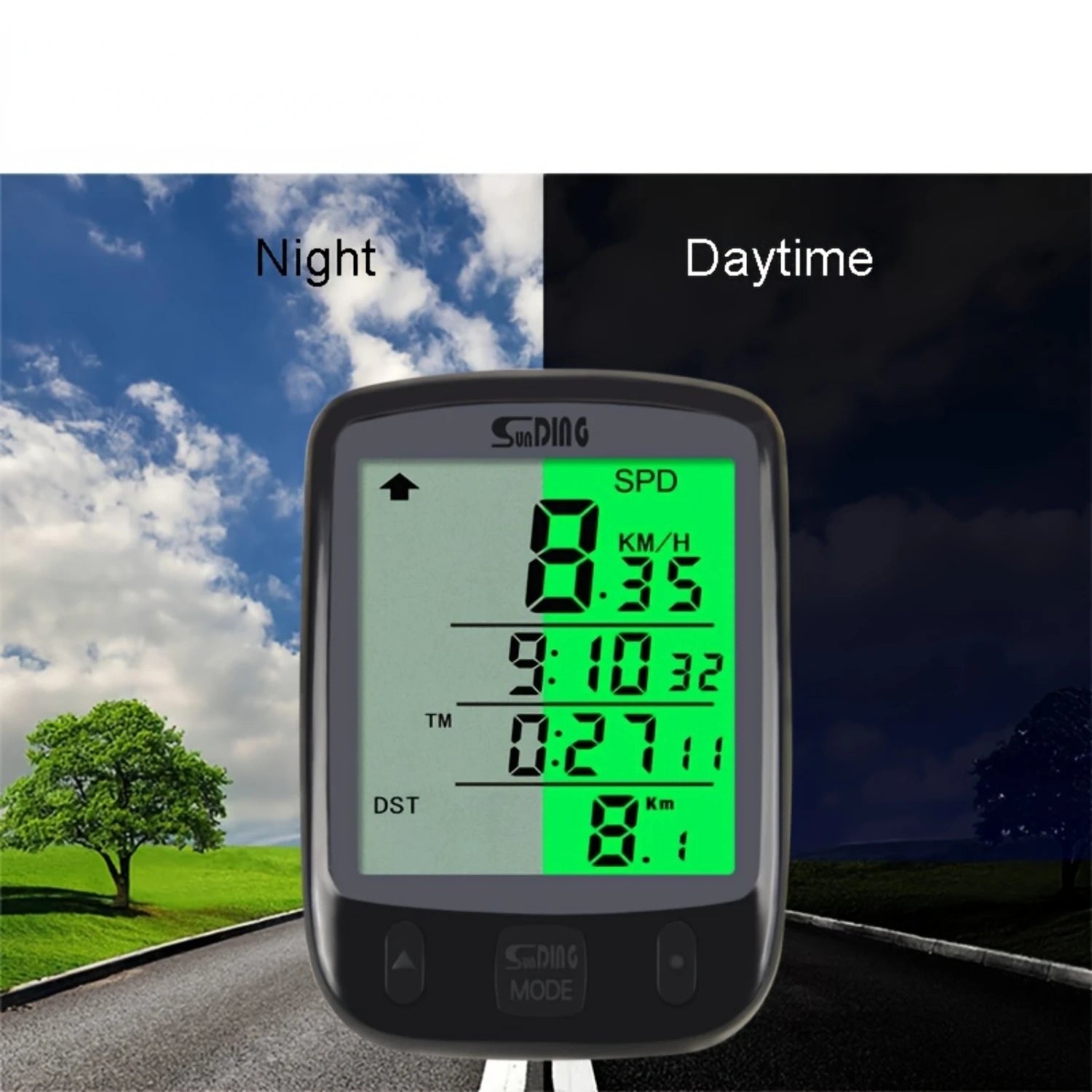 Sunding Multifunctional Waterproof Bike Speedometer And Odometer - Enterprise Express