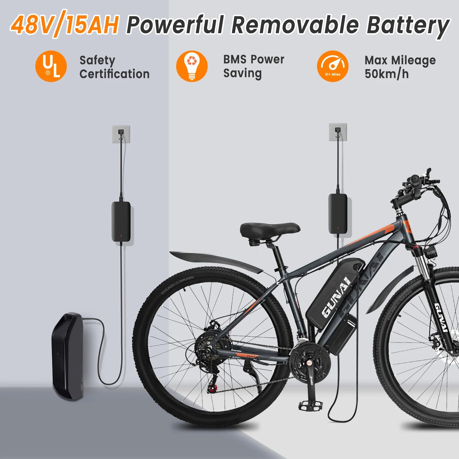 GUNAI GN29 Standard Electric Bike - Enterprise Express