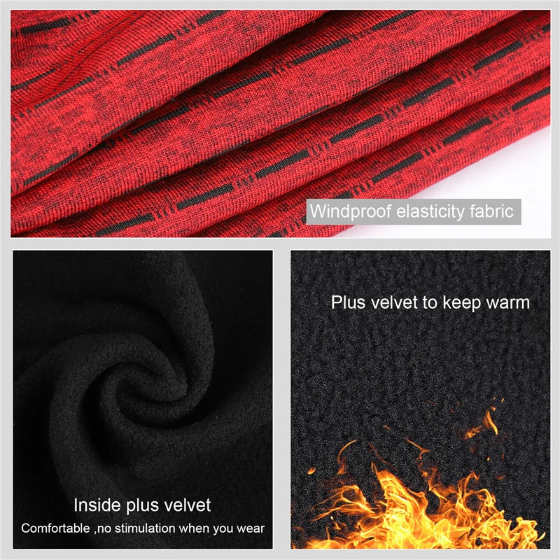 WEST BIKING Striped Lycra Thermal Cycling Scarf - Enterprise Express