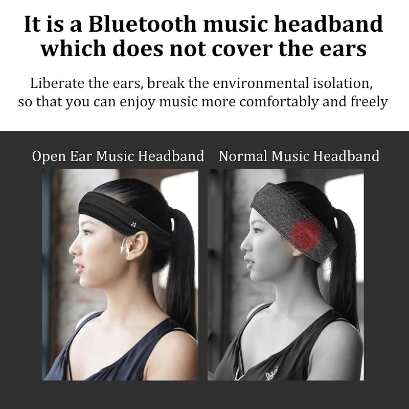 JINSERTA Open-style Music Headband Bluetooth Headphones - Enterprise Express