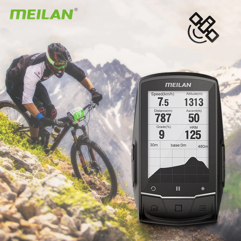 Meilan M1 Bike Computer GPS 2.6 Inch Screen - Enterprise Express